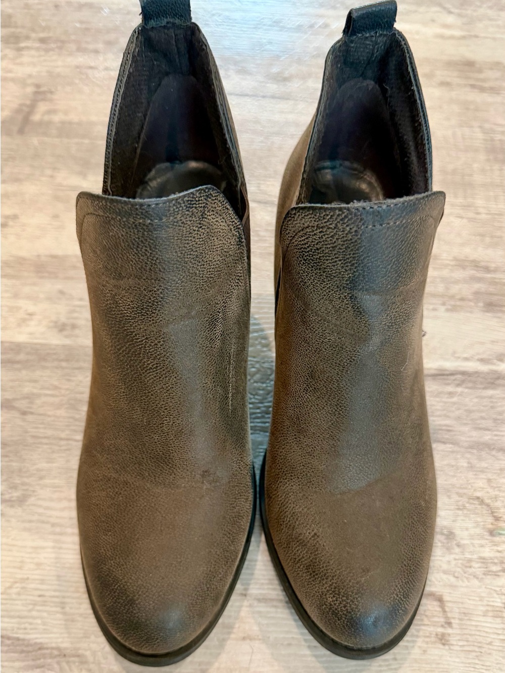 Everyday Slip-On Ankle Bootie in Dark Brown